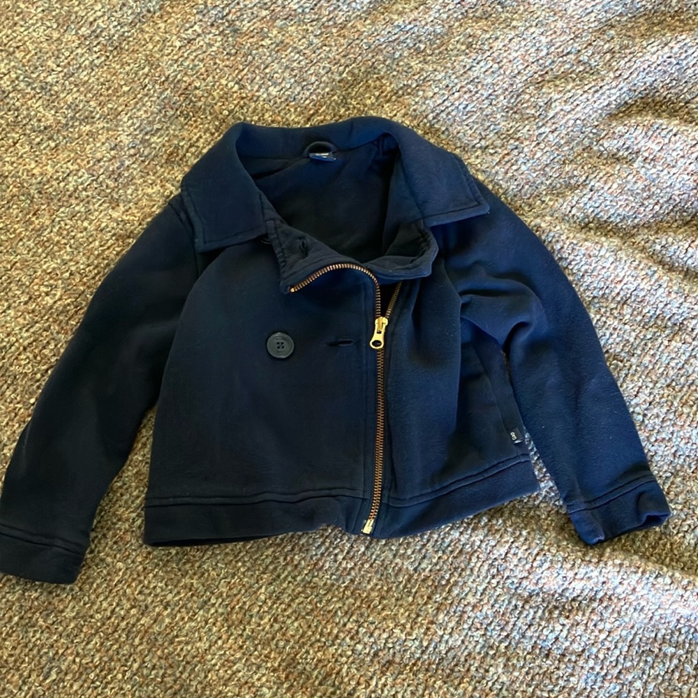 Navy Blue girls Gap sweatshirt Jacket